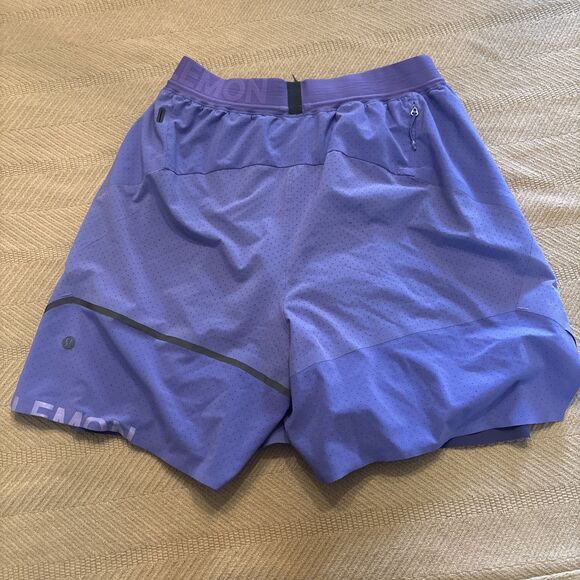 Lululemon License To Train Shorts Mens Small Purple 7" Athletic Training Gym - Picture 6 of 9